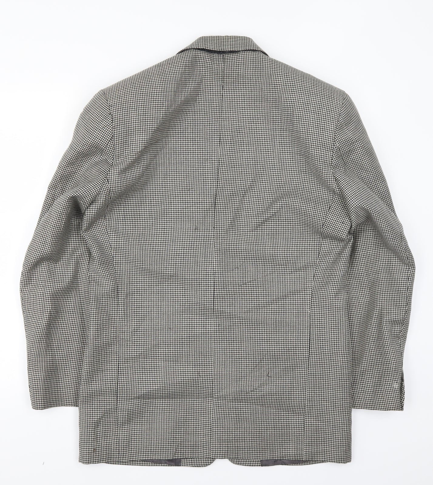 NEXT Mens Grey Houndstooth  Jacket Suit Jacket Size S