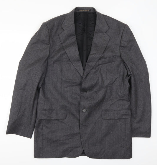 Marks and Spencer Mens Grey   Jacket Suit Jacket Size 42