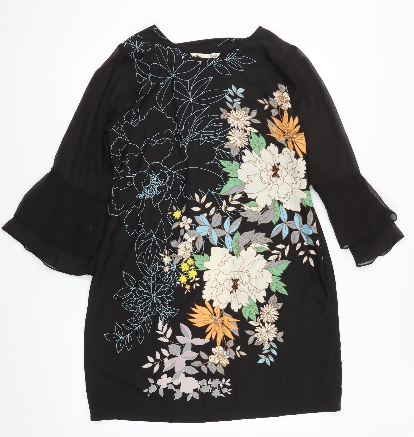 Yumi Womens Multicoloured Floral  Mini  Size 12