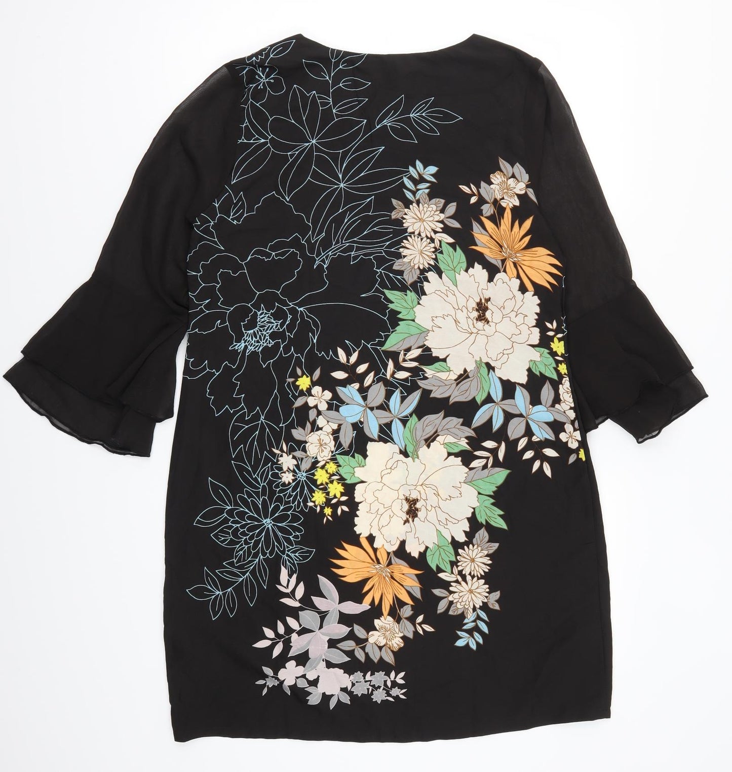 Yumi Womens Multicoloured Floral  Mini  Size 12