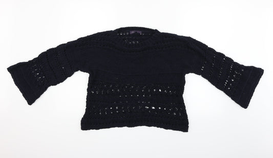 Marks and Spencer Womens Blue   Pullover Jumper Size M