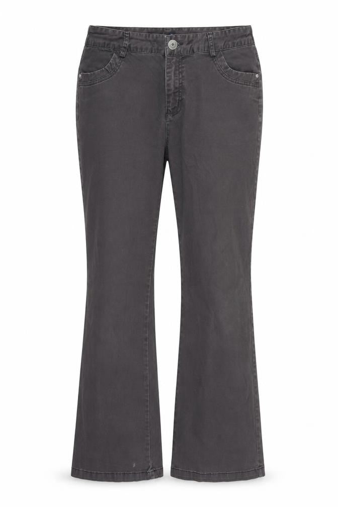 Maine New England Womens Grey Trousers Size 12 L27 in