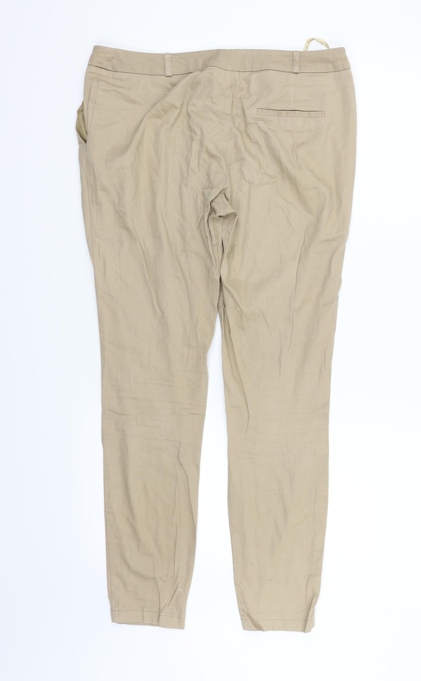 Atmosphere Womens Beige   Trousers  Size 12 L25 in