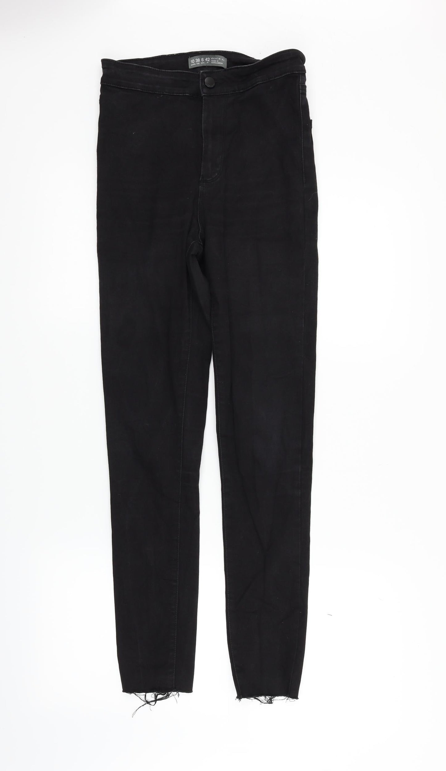 deniem co Womens Black   Skinny Jeans Size 10 L27 in