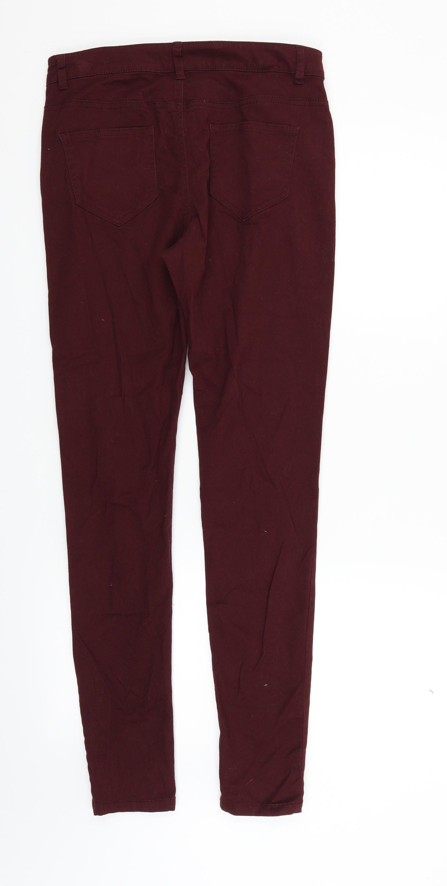 deniem & co Womens Purple   Straight Jeans Size 10 L29 in