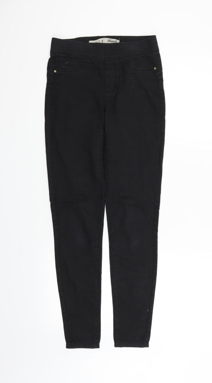 Preloved deniem & co Womens Black   Trousers  Size 6 L27 in - Front