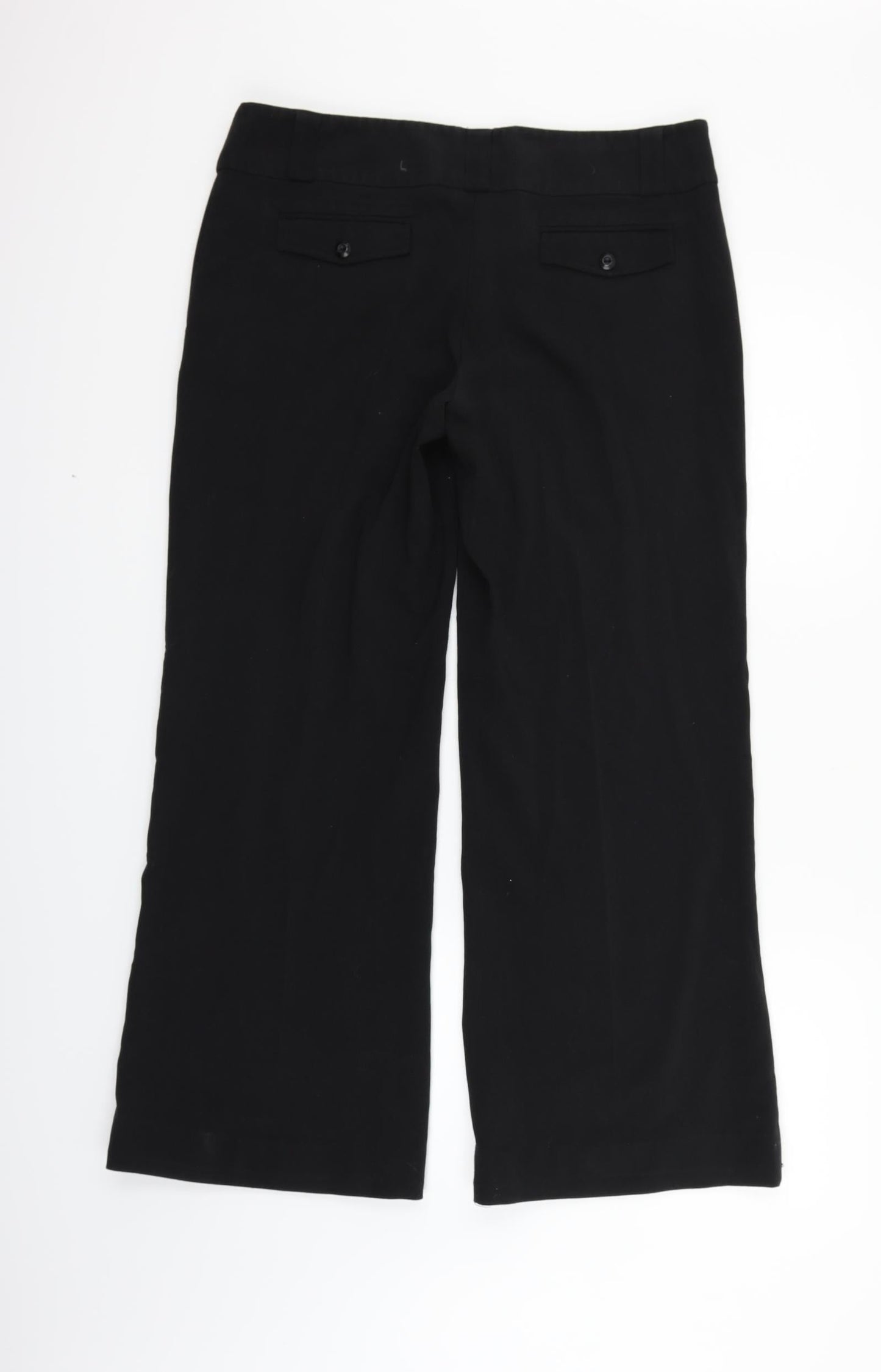 Papaya Womens Black   Trousers  Size 14 L26 in