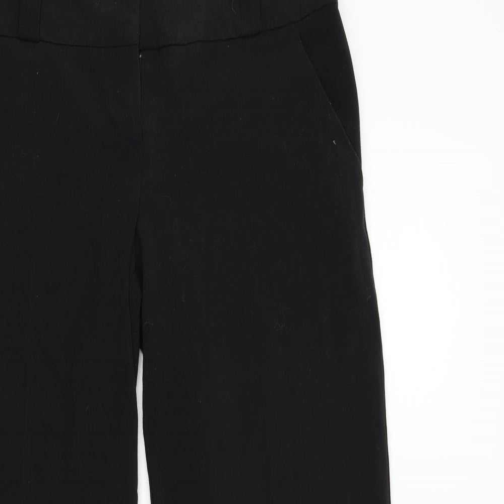 Papaya Womens Black   Trousers  Size 14 L26 in