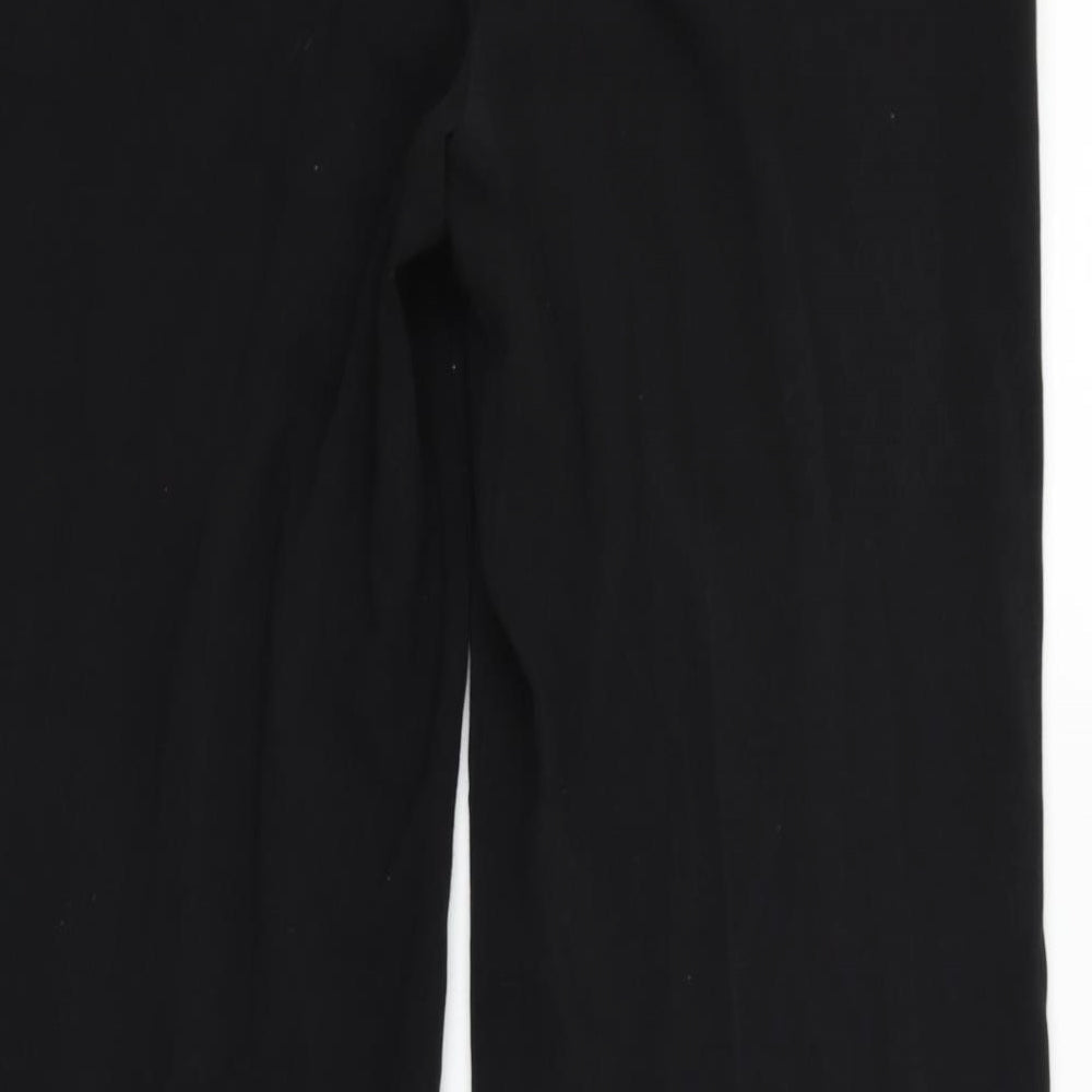 Papaya Womens Black   Trousers  Size 14 L26 in