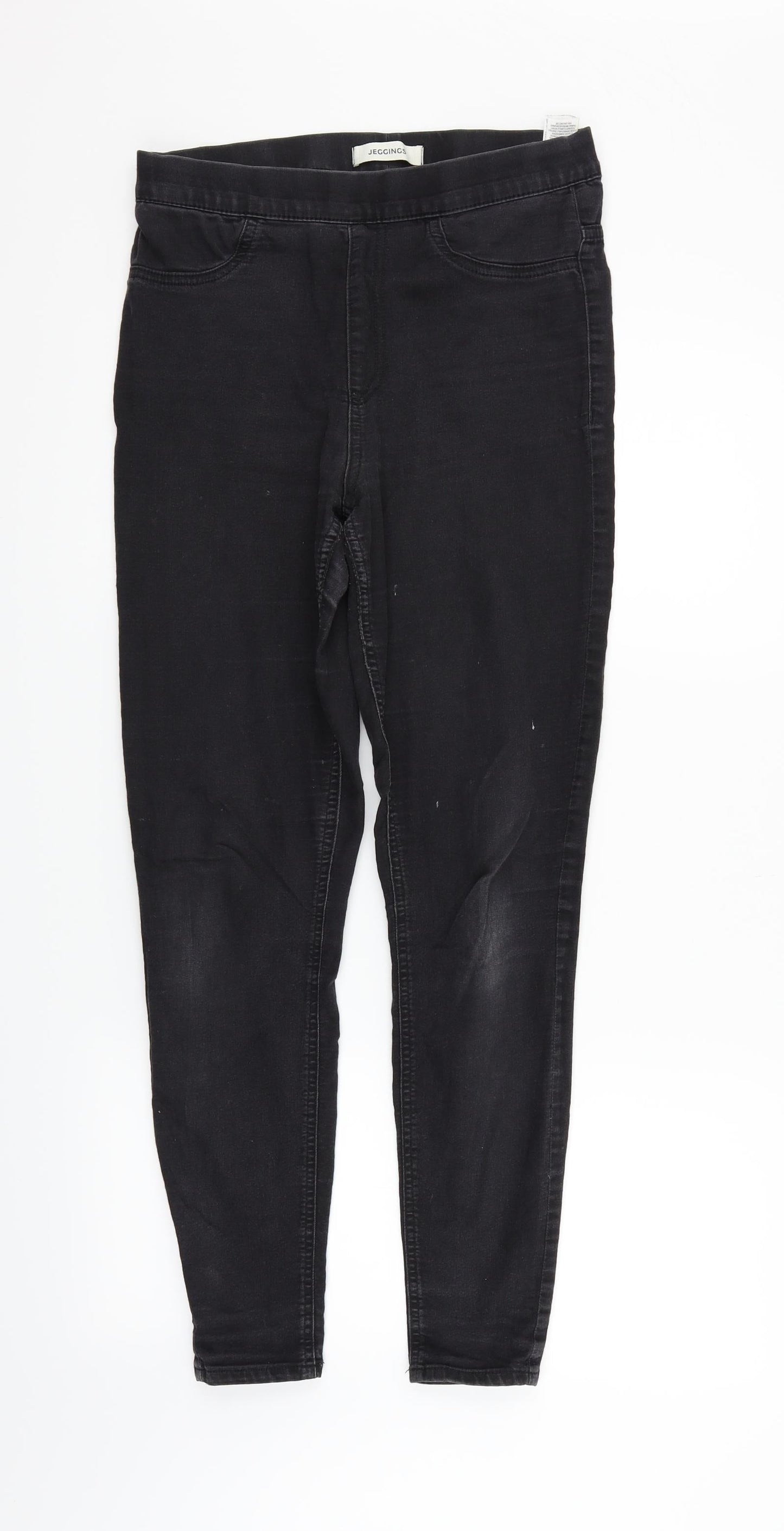 Marks and Spencer Womens Black   Straight Jeans Size 10 L28 in