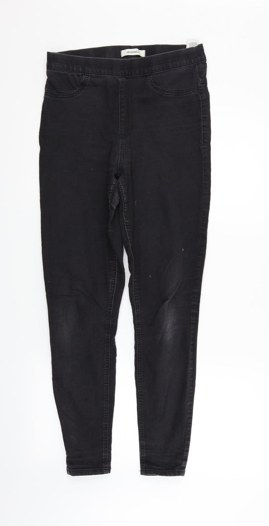 Marks and Spencer Womens Black   Straight Jeans Size 10 L28 in
