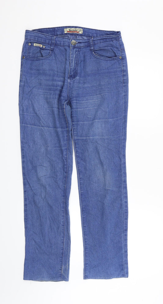 Sunbird Womens Blue   Straight Jeans Size 30 in L30 in