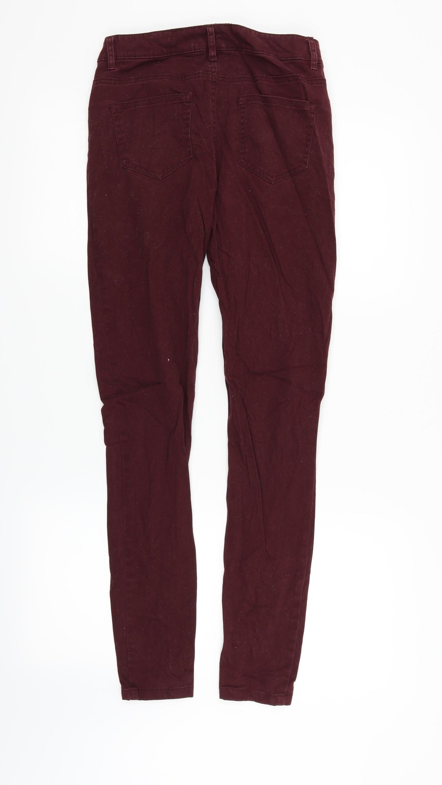 deniem & co Womens Red   Skinny Jeans Size 6 L29 in