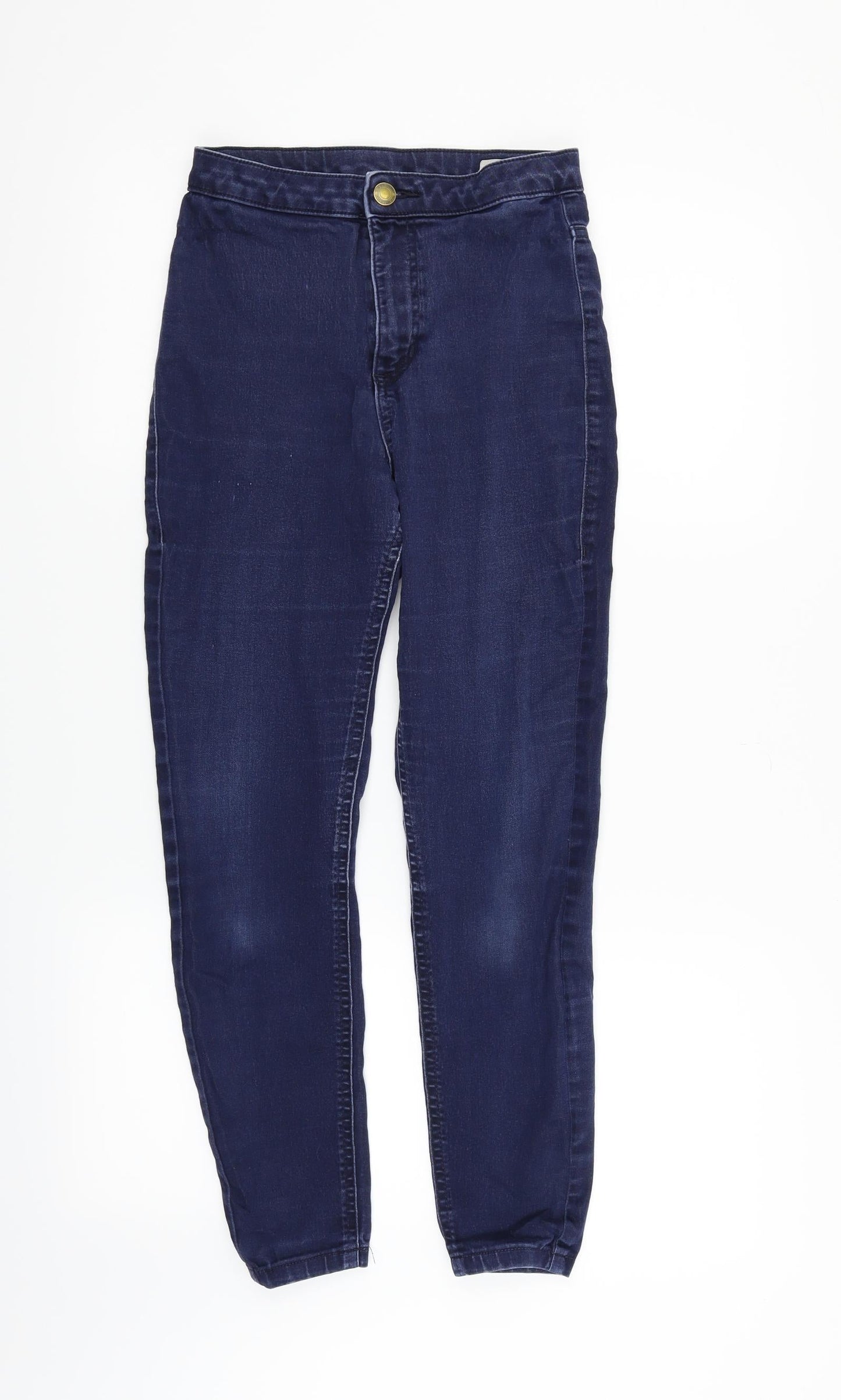Marks and Spencer Womens Blue Camouflage  Straight Jeans Size 8 L28 in