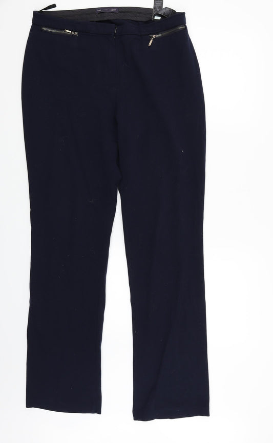Marks and Spencer Womens Blue   Trousers  Size 12 L31 in