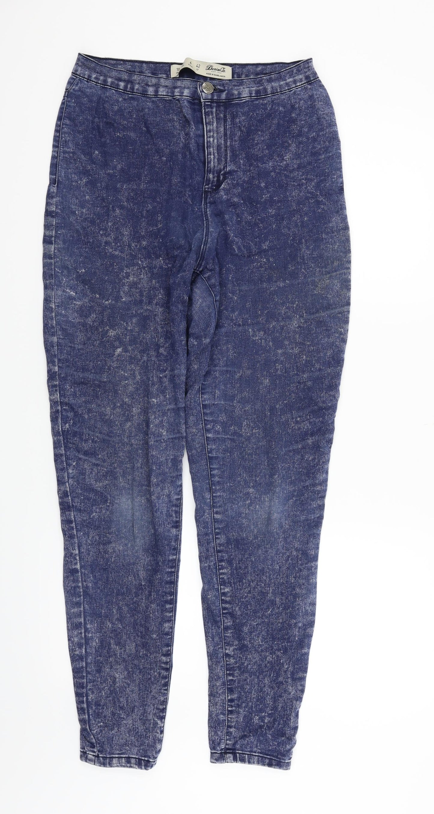 deniem & co Womens Blue   Straight Jeans Size 10 L28 in