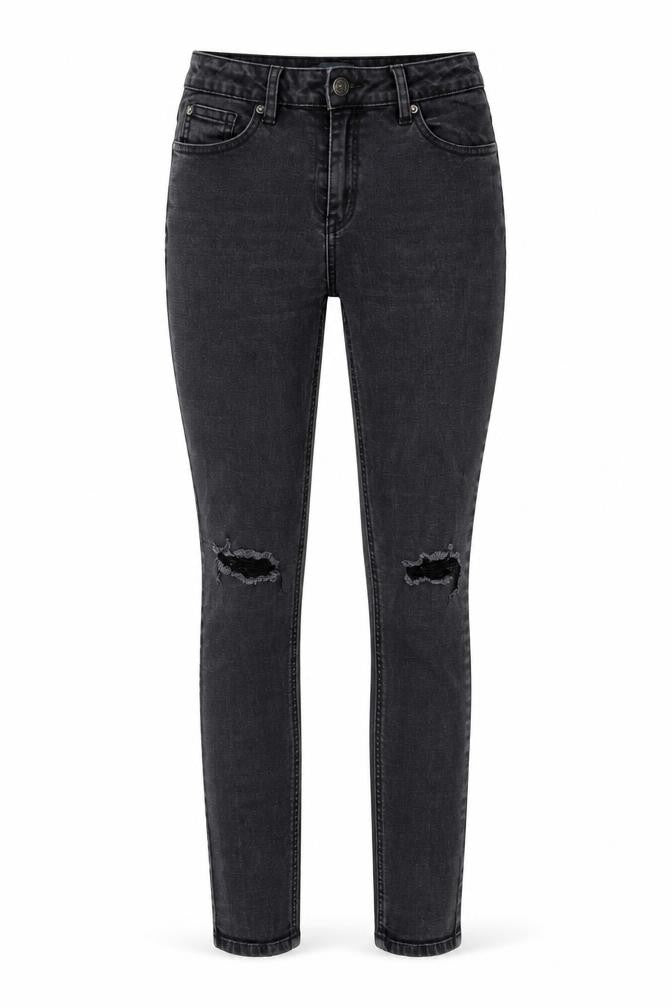 Papaya Womens Black   Straight Jeans Size 8 L26 in