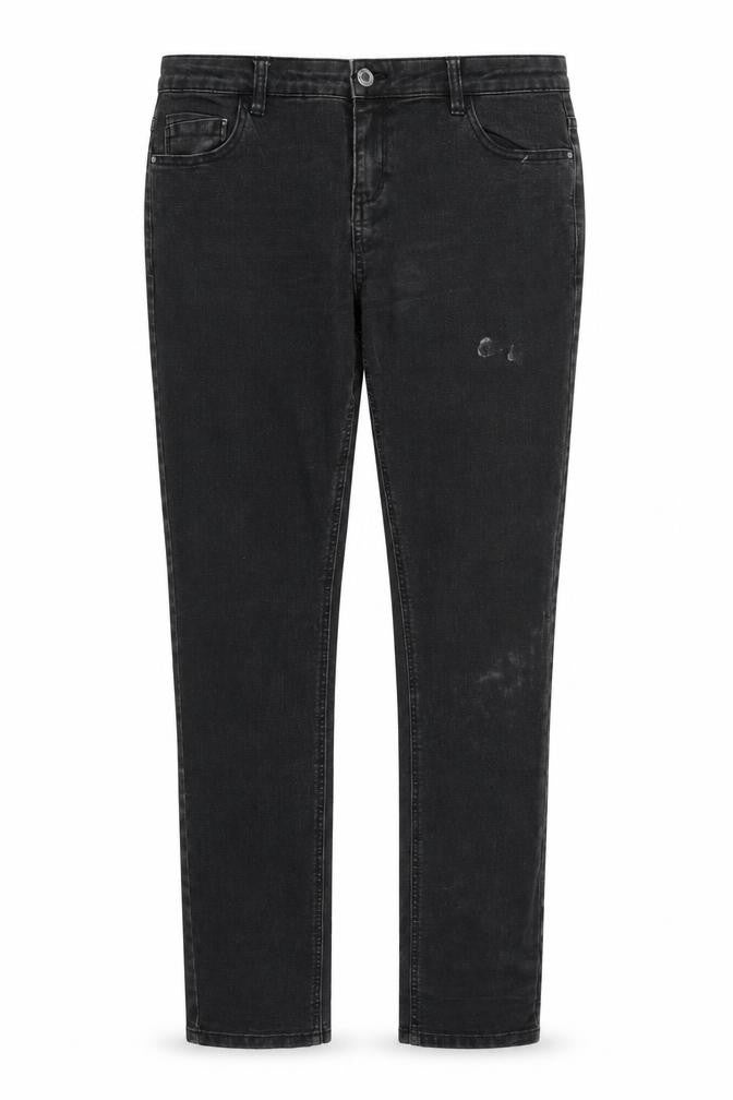 Denim & Co. Womens Grey   Straight Jeans Size 14 L29 in