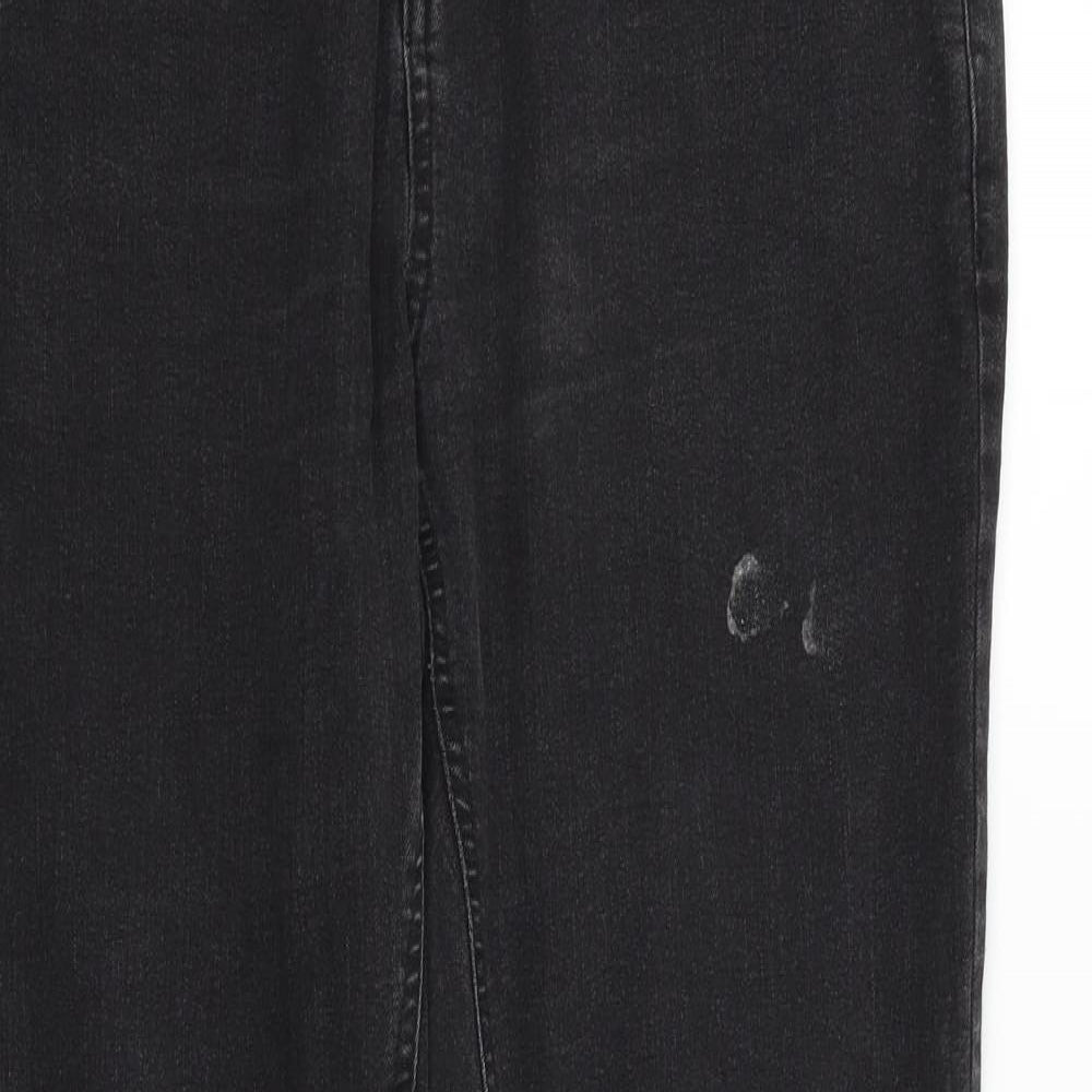 deniem & co Womens Grey   Straight Jeans Size 14 L29 in