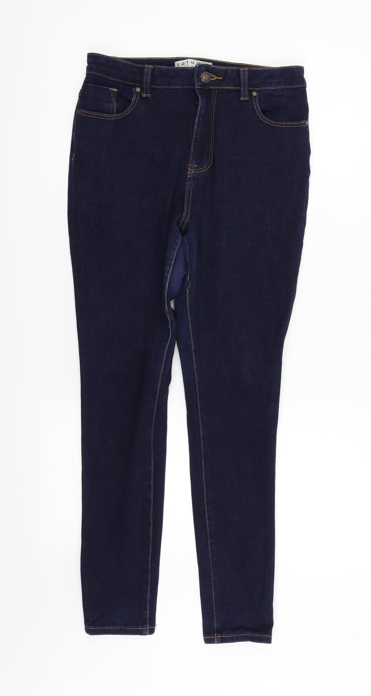 deniem & co Womens Blue   Straight Jeans Size 12 L30 in