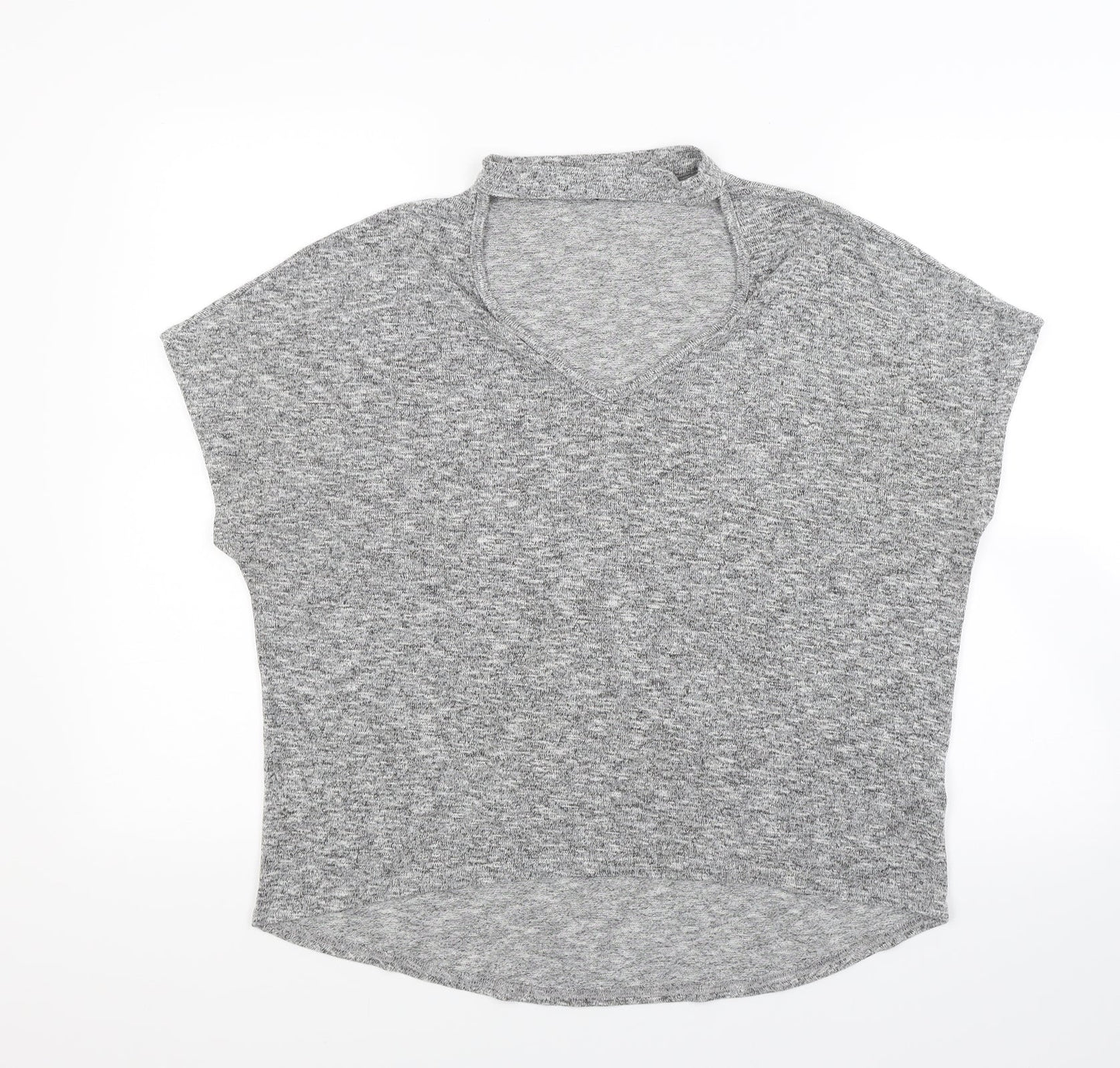 newlook Womens Grey  Knit Pullover Jumper Size S