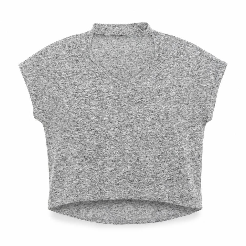 newlook Womens Grey  Knit Pullover Jumper Size S