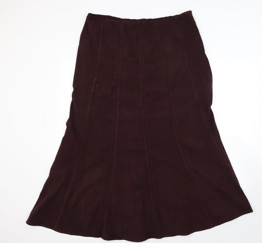 New Look Womens Red   Flare Skirt Size 35 in
