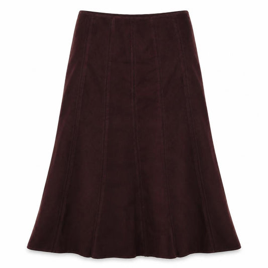 New Look Womens Red   Flare Skirt Size 35 in