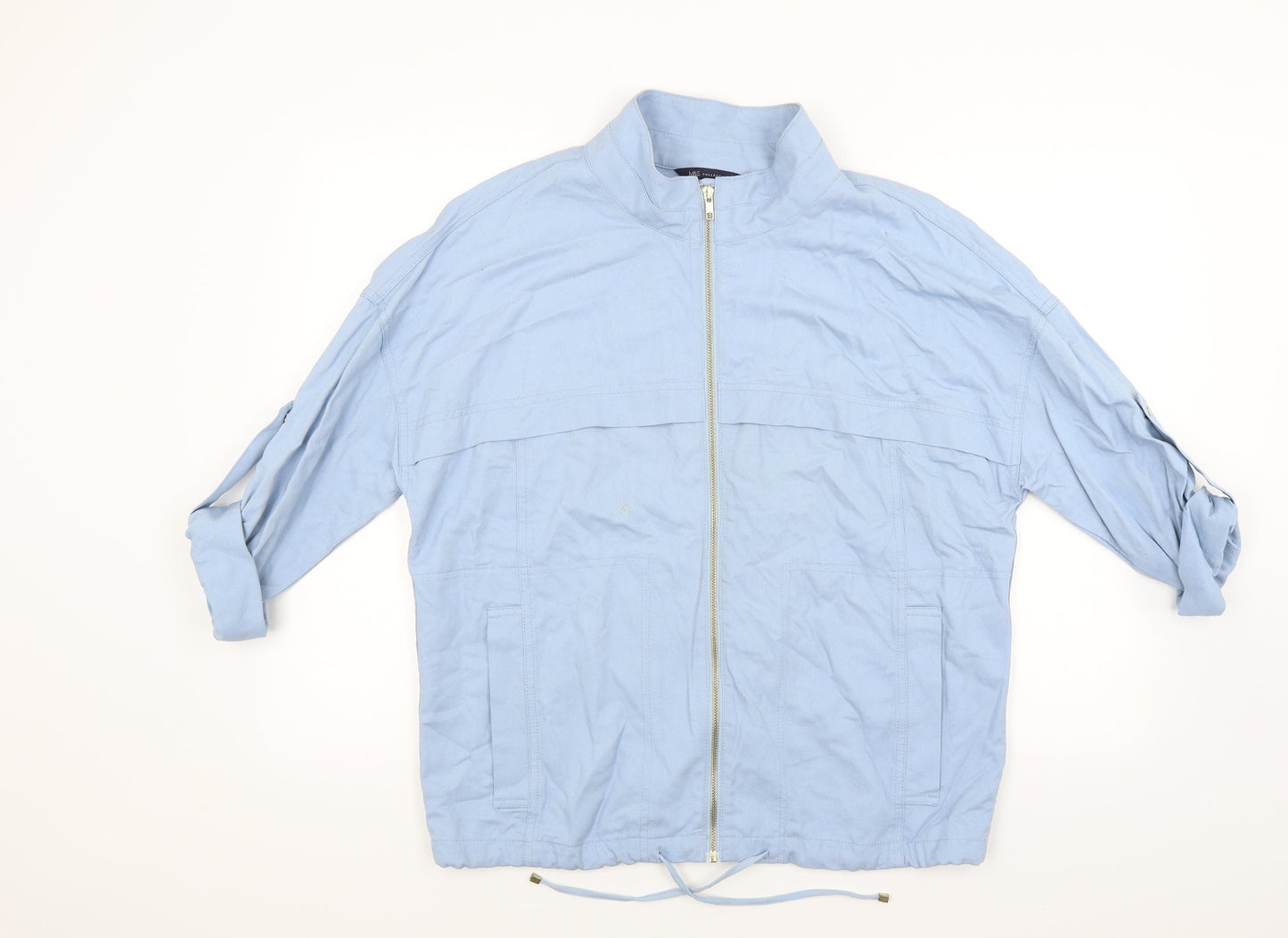 Marks and Spencer Womens Blue  Denim Jacket Coat Size 10