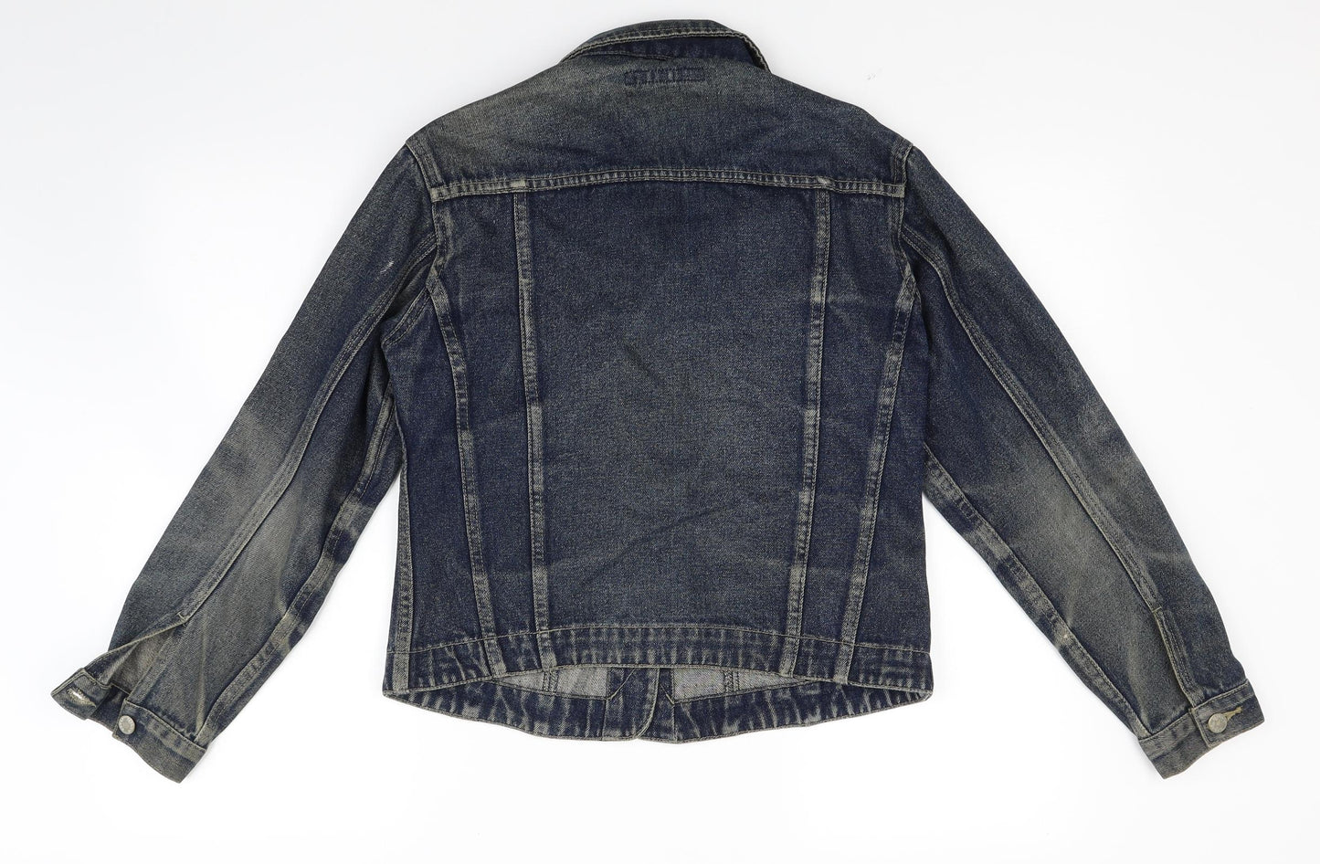 Miss c Womens Blue  Denim Jacket Coat Size M