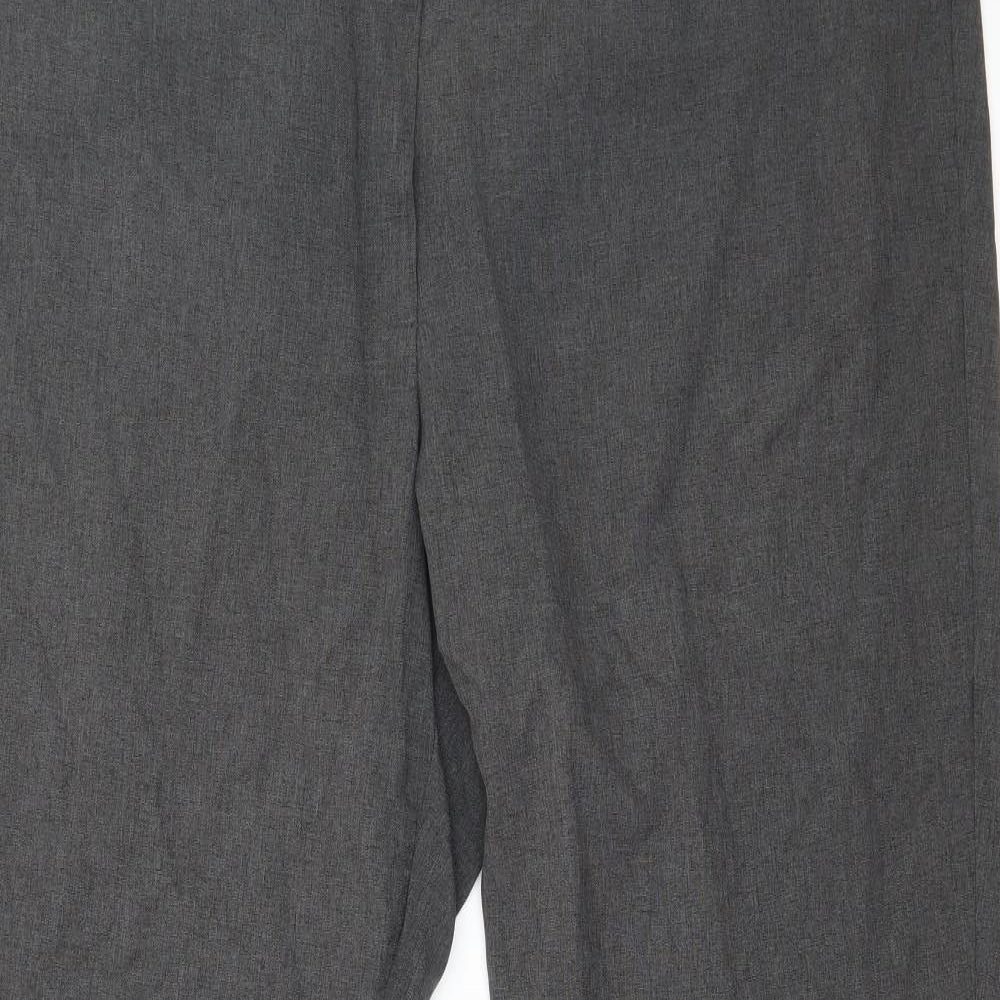 Papaya Womens Grey   Trousers  Size 18 L27 in
