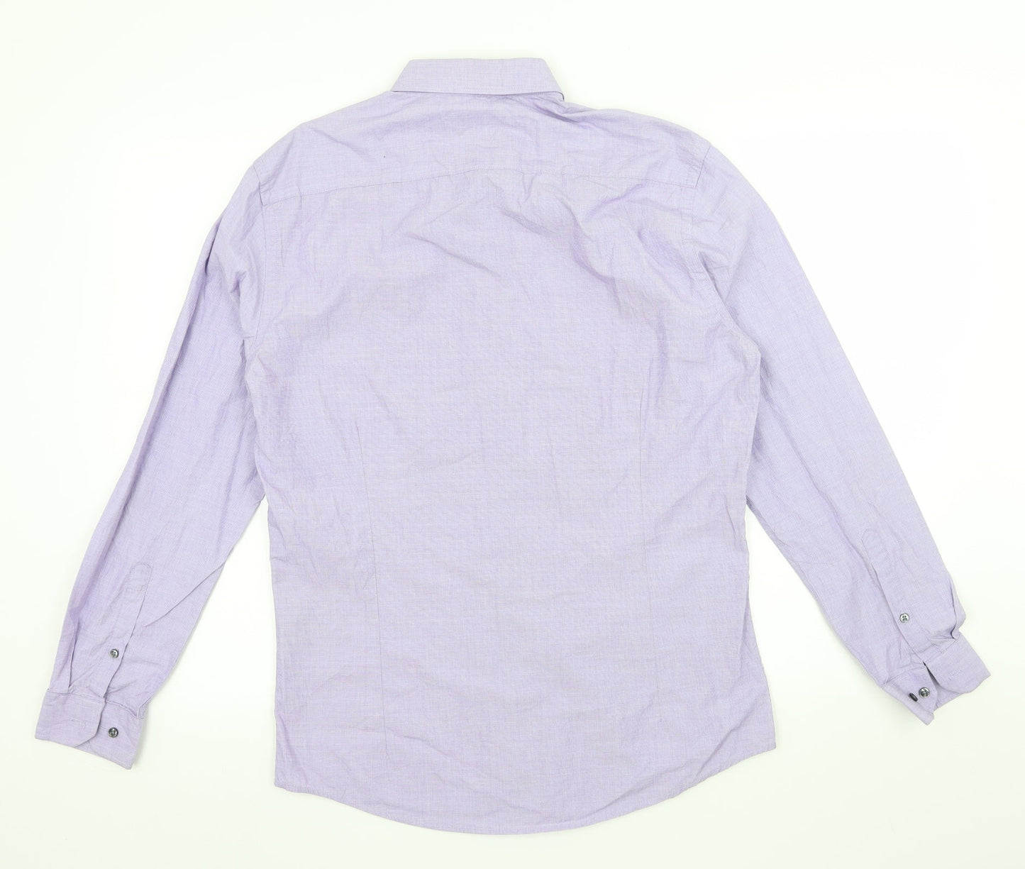 Connor Mens Purple    Button-Up Size M