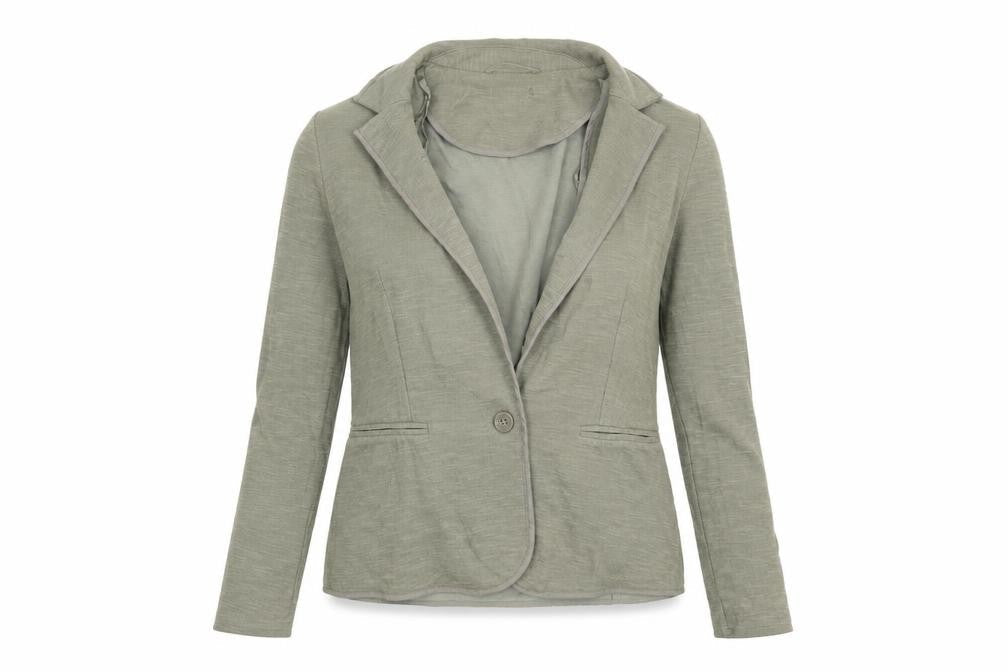New Look Womens Green  Jersey Jacket  Size 8