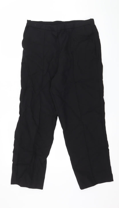 EWM Womens Black   Trousers  Size 32 in L25 in