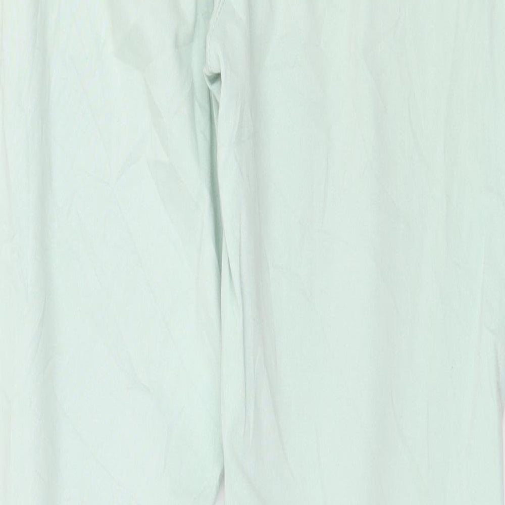 Womens Womens Green  Denim Trousers  Size 8 L29 in