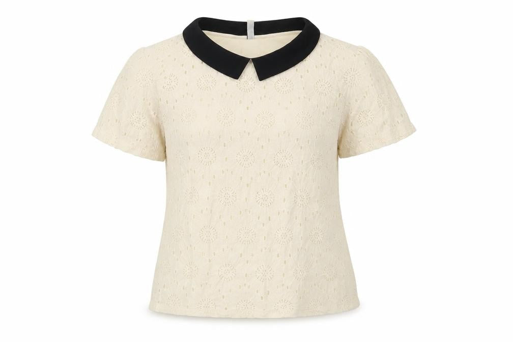 NEXT Womens Beige Floral  Basic Blouse Size 8
