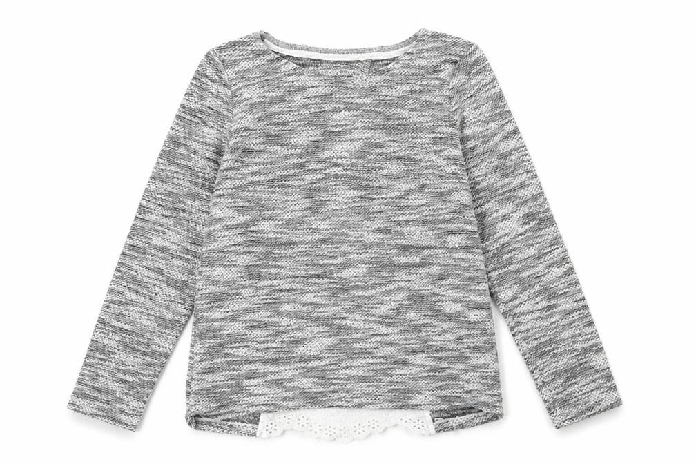 F&F Girls Grey   Pullover Jumper Size 8-9 Years