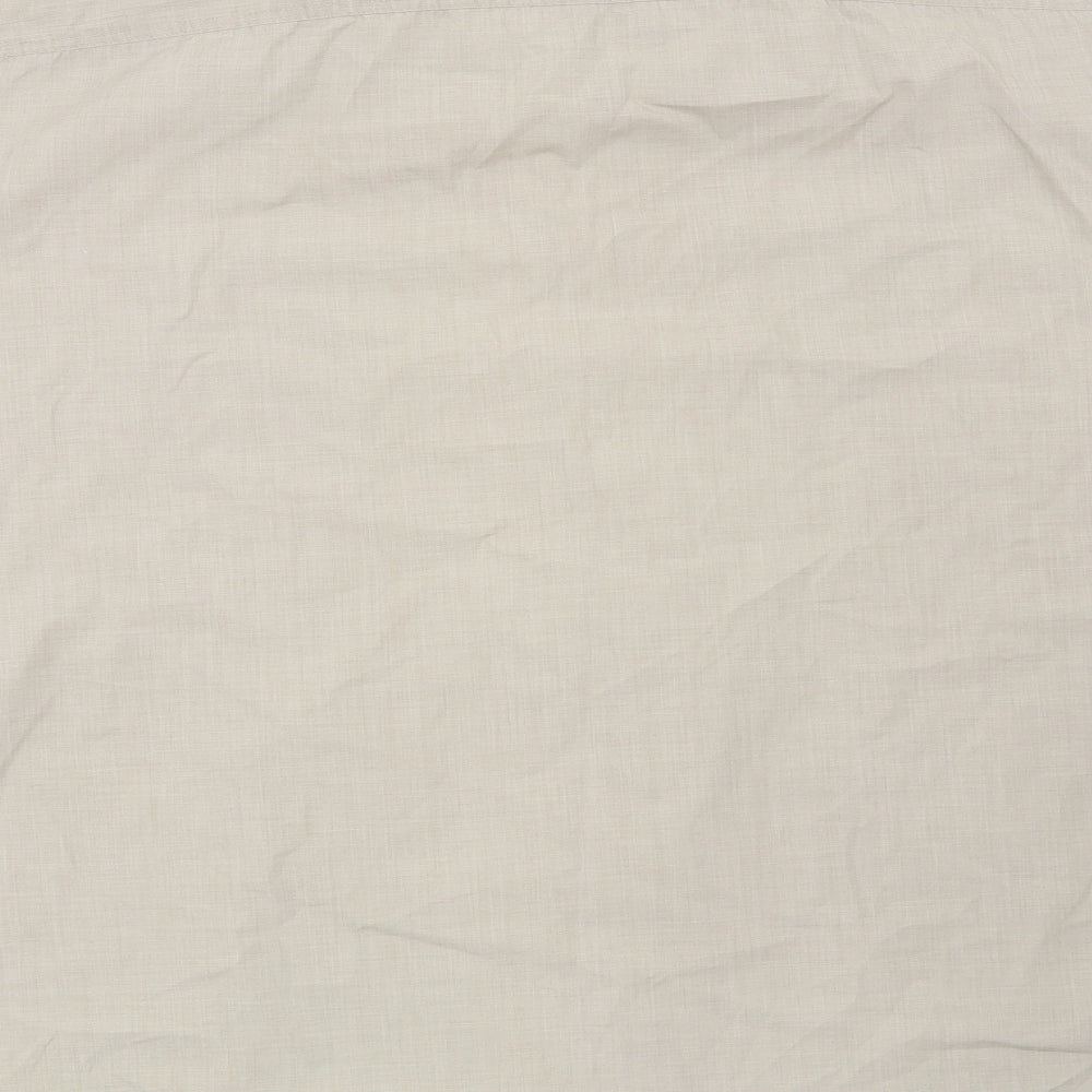 Atlantic Bay Mens Beige    Button-Up Size XL