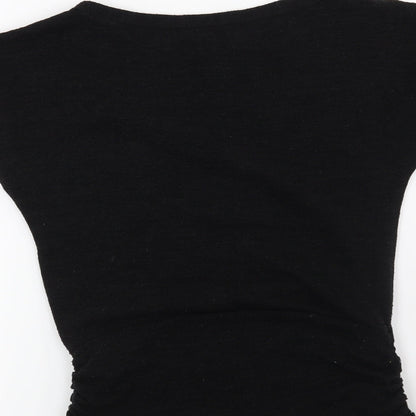 Preloved Preworn Womens Black   Pullover Jumper Size 12 - Label