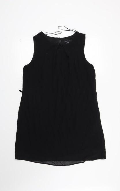 Front view of Atmosphere women’s black shift, size UK 14