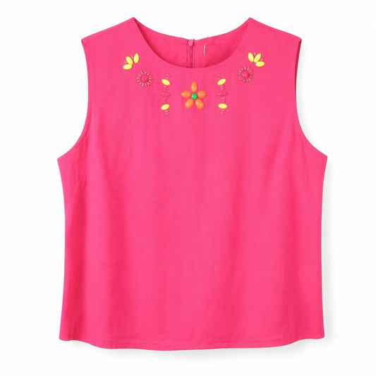 Cameo Rose Womens Pink   Basic Blouse Size 14