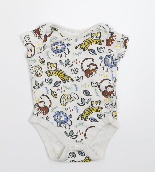 F&F Baby White   Babygrow One-Piece Size 6-9 Months