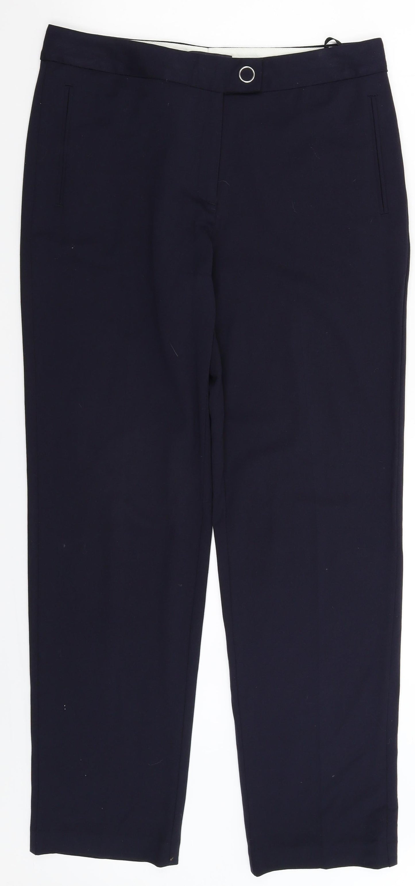 Marks and Spencer Womens Blue   Trousers  Size 10 L30 in