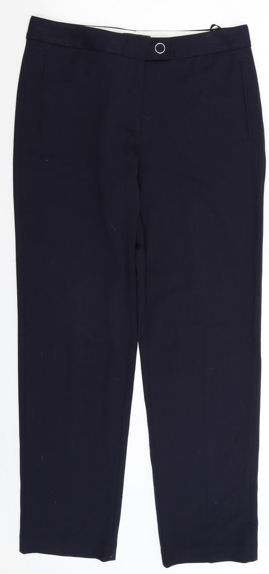 Marks and Spencer Womens Blue   Trousers  Size 10 L30 in