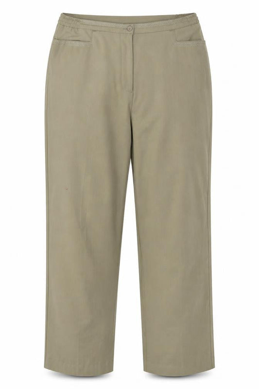 Oscar B Womens Beige   Trousers  Size 16 L31 in
