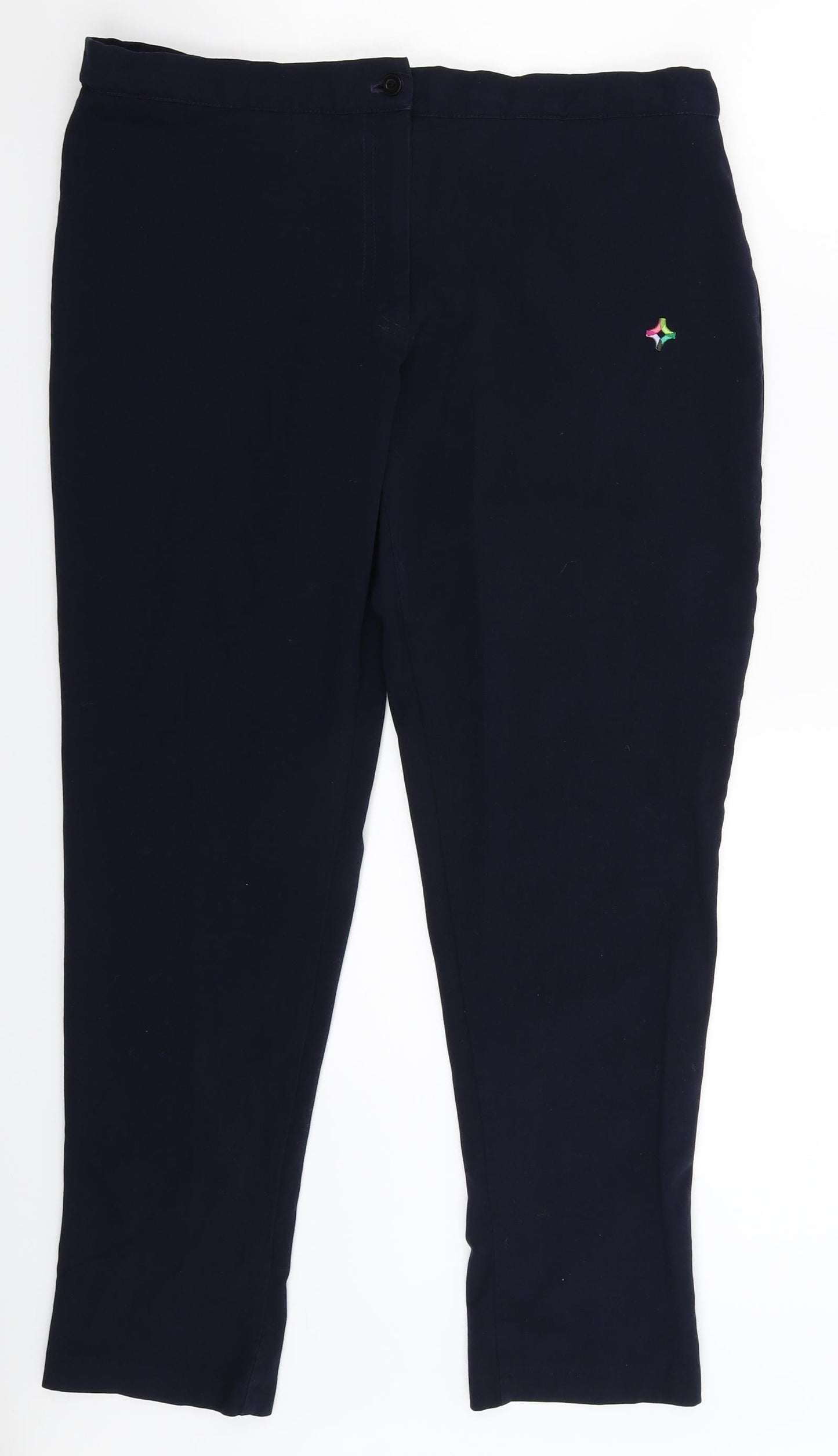 Preworn Womens Blue   Trousers  Size 16 L28 in