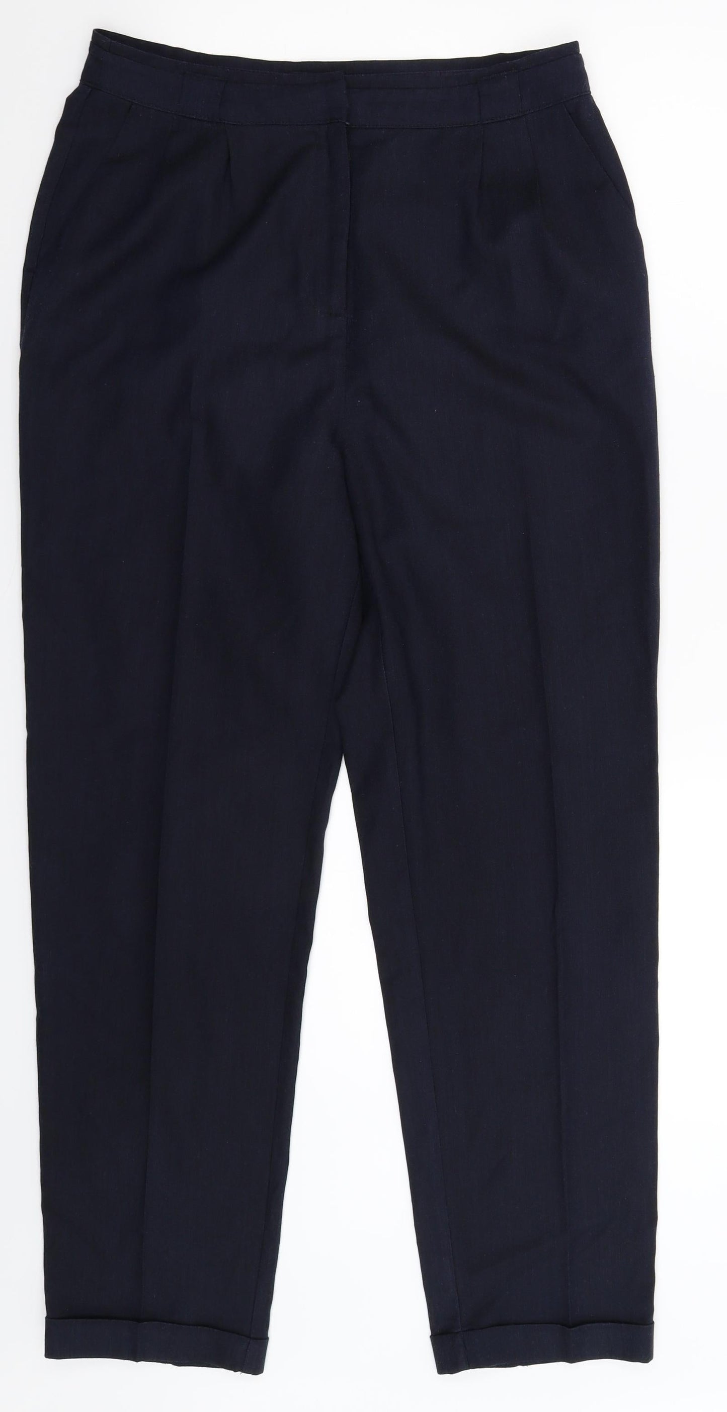 Oasis Womens Blue   Trousers  Size 10 L28 in