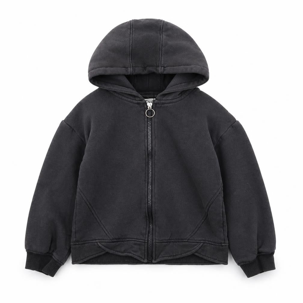 I love girls wear Girls Grey   Full Zip Hoodie Size 8 Years