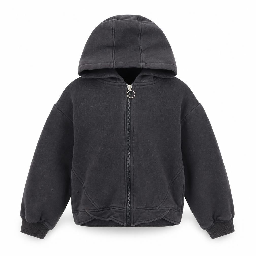 I love girls wear Girls Grey   Full Zip Hoodie Size 8 Years
