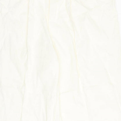 Preloved e. Womens White   Trousers  Size 28 L25 in - Label